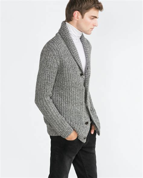 zara chunky cardigan.